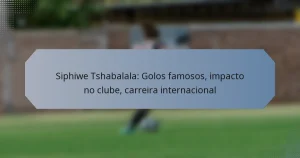 Siphiwe Tshabalala: Golos famosos, impacto no clube, carreira internacional